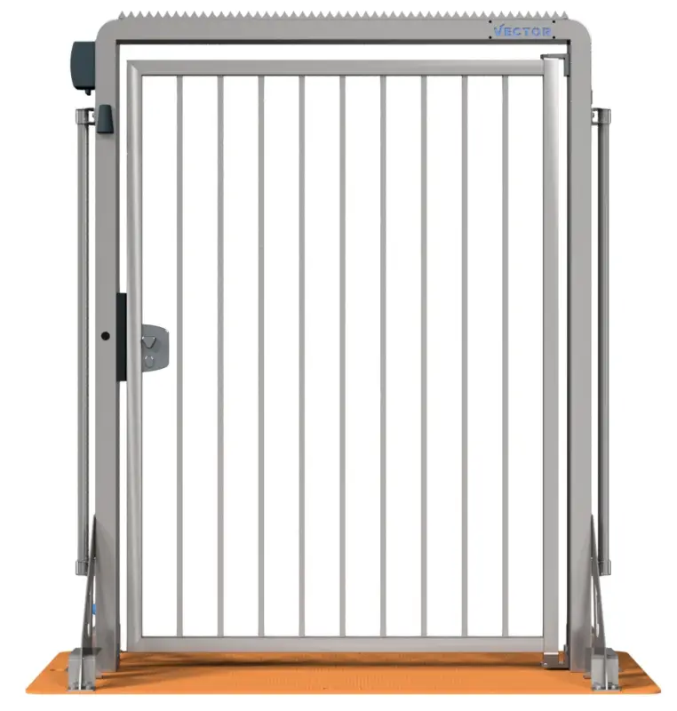 Schake Vector V-Door-Steelplate verzinkt - Knauf - Bauzaunmodul Sonderaktion
