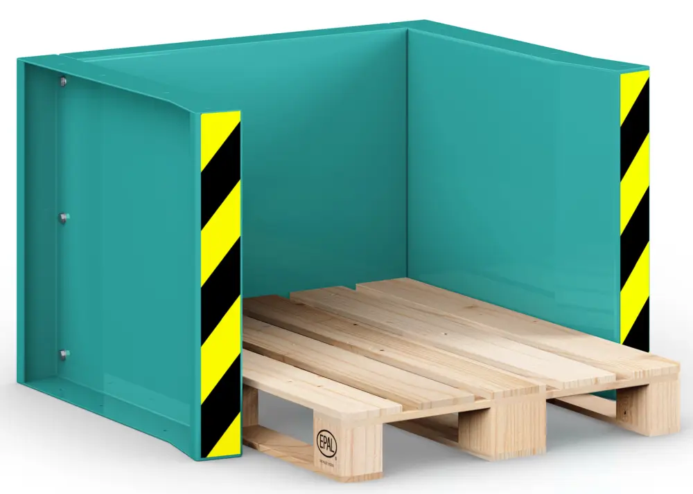 Echt RR Industrietechnik Paletten Stapelstation RPS-05 - RAL 5018