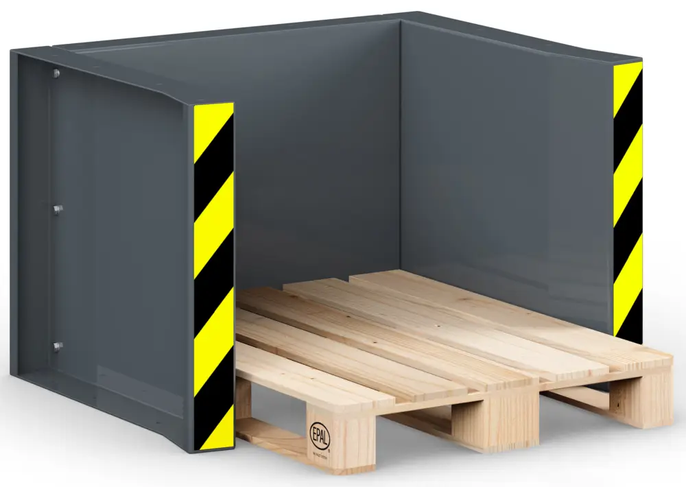 RR Industrietechnik Paletten Stapelstation RPS-05 - RAL 7005 Knallerangebot