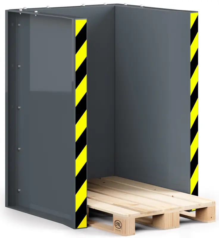 RR Industrietechnik Paletten Stapelstation RPS-10 - RAL 7005 Preiswert