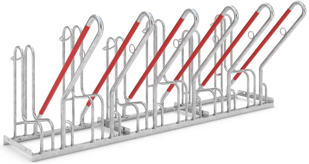 Aktuell WSM Fahrradständer Anlehnbügel 4506 Stahl - 6 Einstellplätze