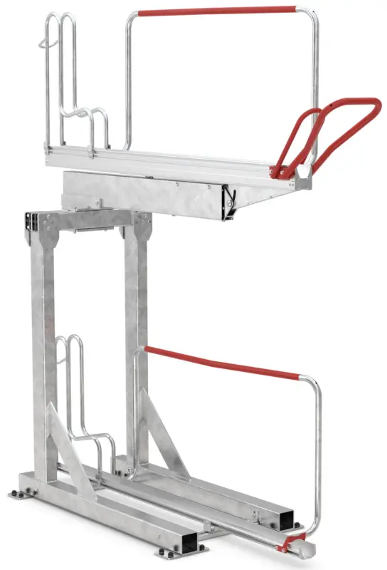 Angebot WSM Fahrradständer Doppelstockparker BikeHub Stahl - Economy 1 02