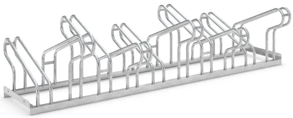 Billig WSM Fahrradständer Bügelparker 1160 Stahl - 10 Einstellplätze