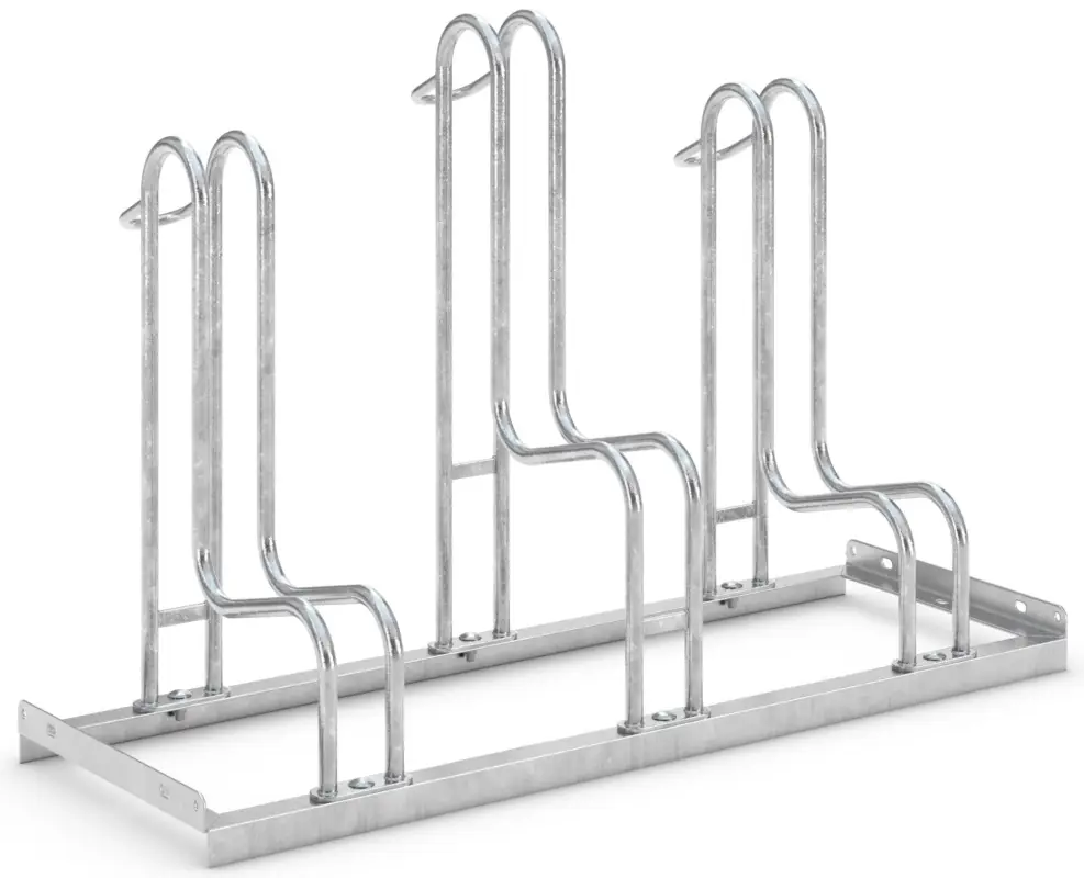 WSM Fahrradständer Standparker 4053 Stahl - 3 Einstellplätze Meistverkauft