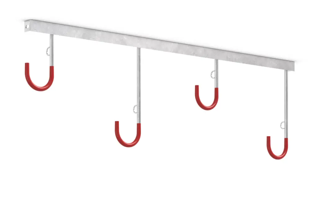 Highlight WSM Fahrradhalter Decken-Hängeparker 3804 Stahl - 4 Einstellplätze
