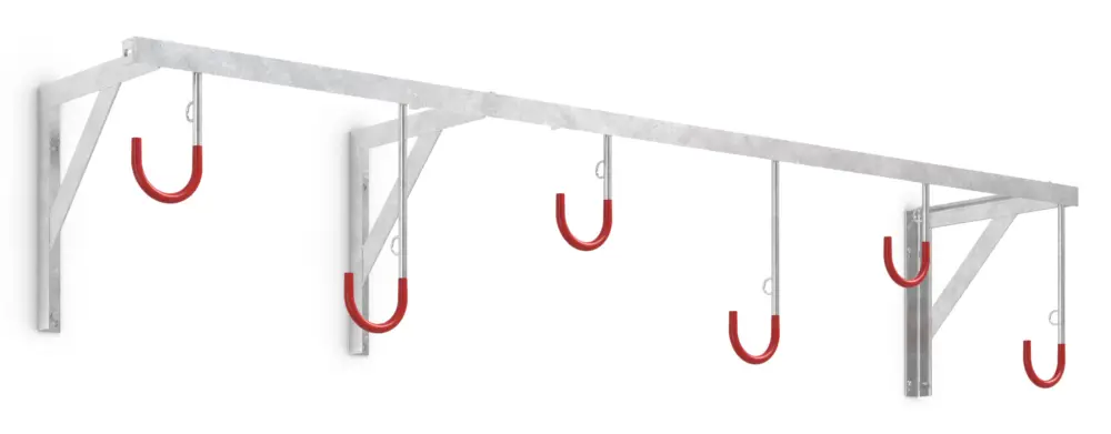 WSM Fahrradhalter Wand-Hängeparker 3876 Stahl - 6 Einstellplätze Jetzt Kaufen