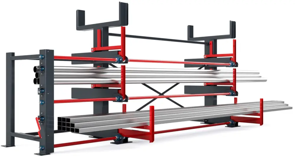 RR Industrietechnik Roll-Aus-Regal RRA-EM 960 3 Neuheit