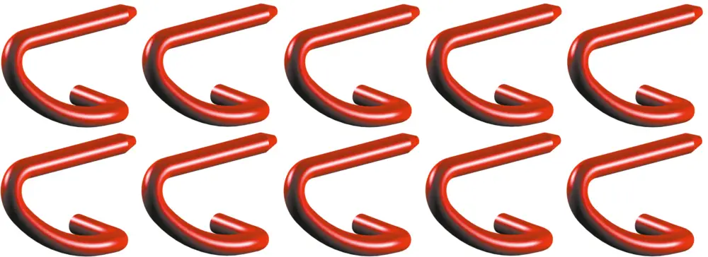 Layher Fallstecker rot 10 Stück Letzte Chance
