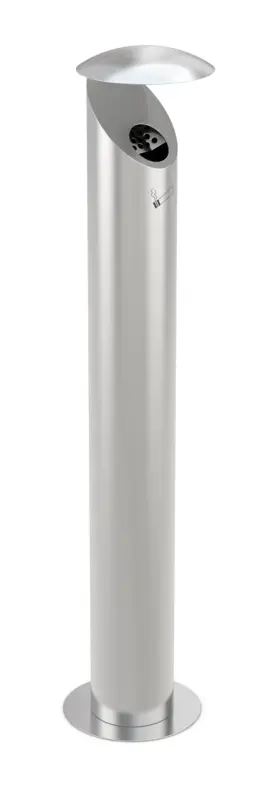 Ausverkauf WSM Überdachung Ascher VAR H 103 - 4,2 Liter - Edelstahl