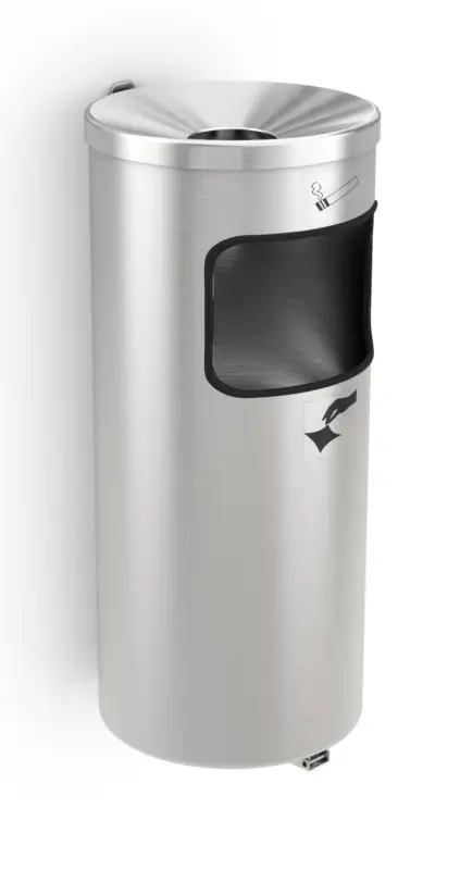 WSM Überdachung Ascher Cubix Kombi - 10 + 2 Liter - Edelstahl Top-Angebot