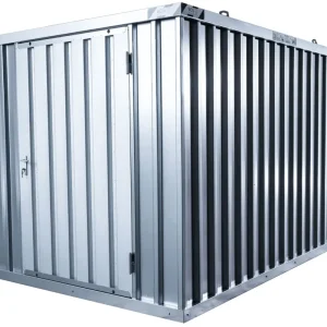 BOS Materialcontainer 3100 x 2100 x 2080 mm - 1-flügelige Tür auf 2 m Seite Meistverkauft