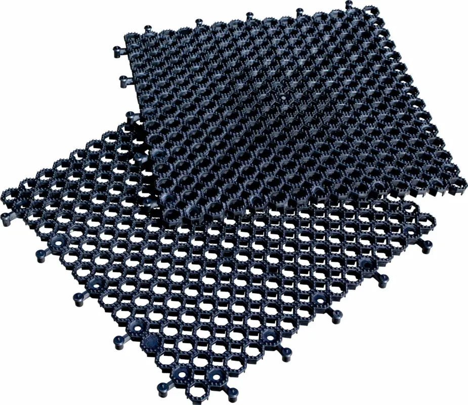 Markenware Miltex Arbeitsplatzmatte Yoga Grip Ultra schwarz - 500 x 500 x 16 mm