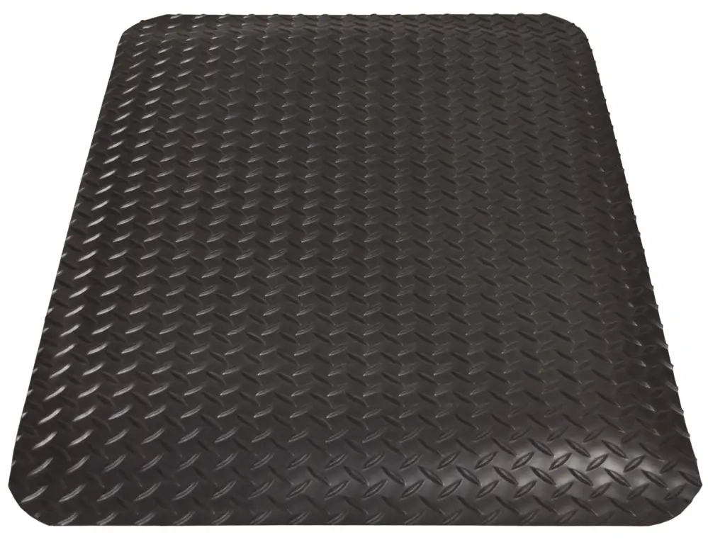Miltex Arbeitsplatzmatte Yoga Deck Ultra schwarz - 900 x 600 x 14 mm Neue Ware
