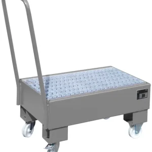 Bauer Auffangwanne fahrbar Stahl AW 60-1 SR - RAL 7005 Top-Angebot
