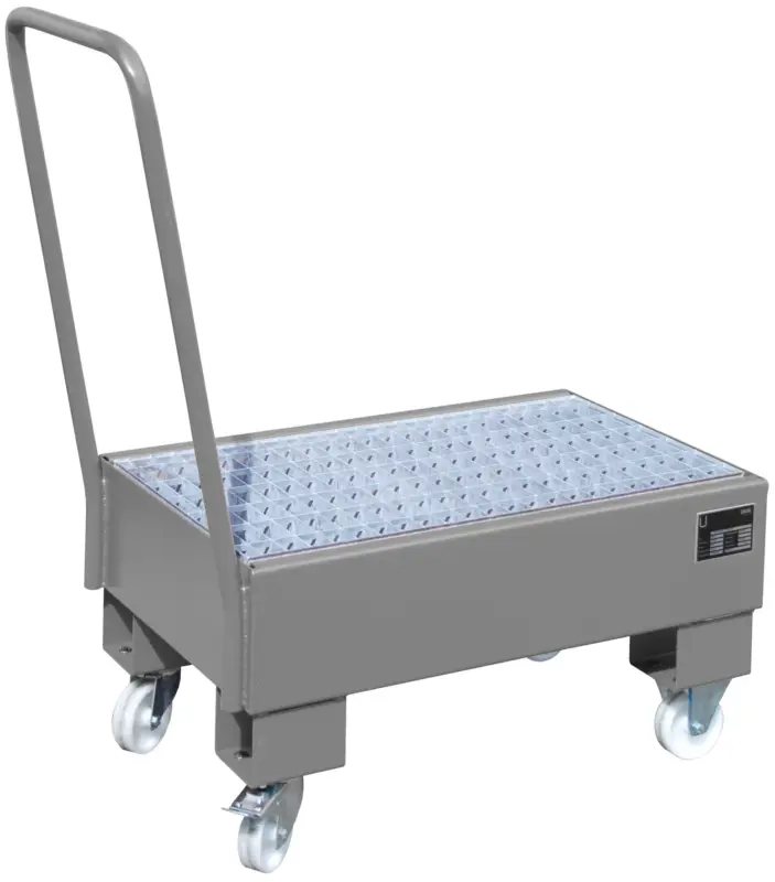 Bauer Auffangwanne fahrbar Stahl AW 60-1 SR - RAL 7005 Top-Angebot