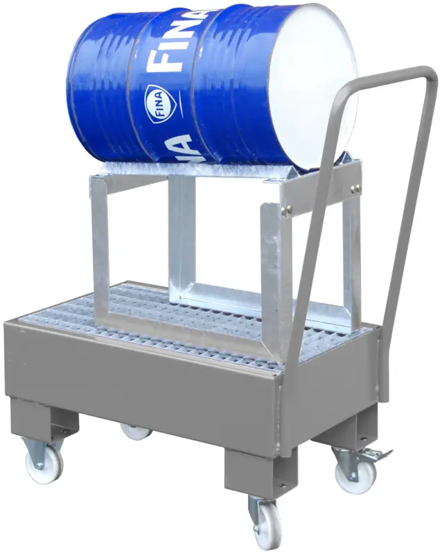 Sichere Zahlung Bauer Auffangwanne fahrbar Stahl AW 60-1 SRF - RAL 7005