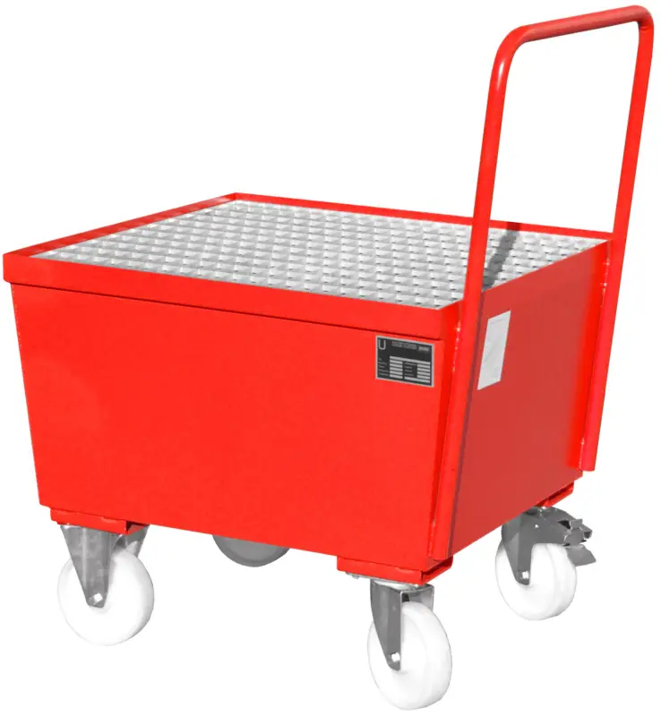 Rabatt Bauer Auffangwanne fahrbar Stahl AW-F 1 - RAL 3000