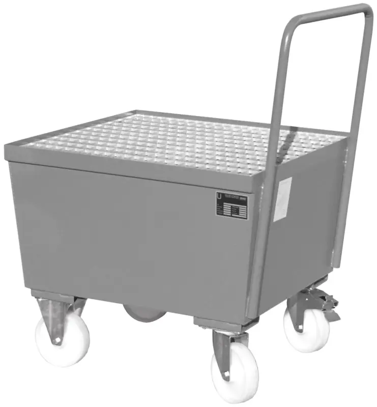 Bauer Auffangwanne fahrbar Stahl AW-F 1 - RAL 7005 Neue Kollektion