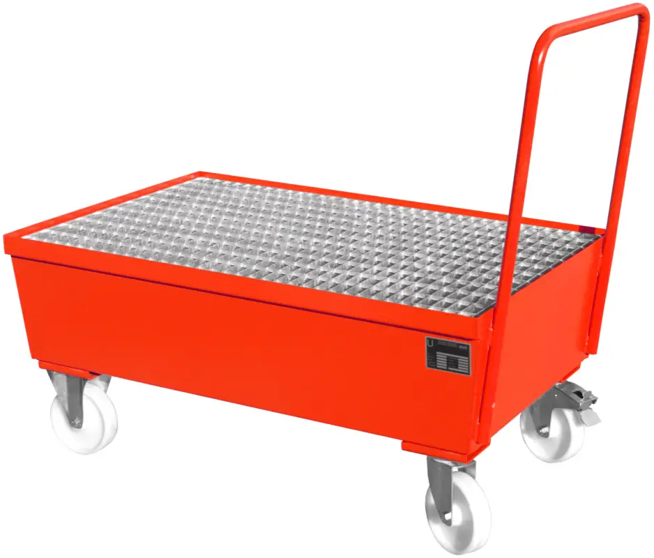 Bauer Auffangwanne fahrbar Stahl AW-F 2 - RAL 3000 Preiswert
