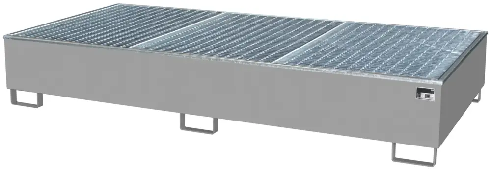 Bauer Auffangwanne Stahl AW-1000-2 PE - RAL 7005 Top-Preis