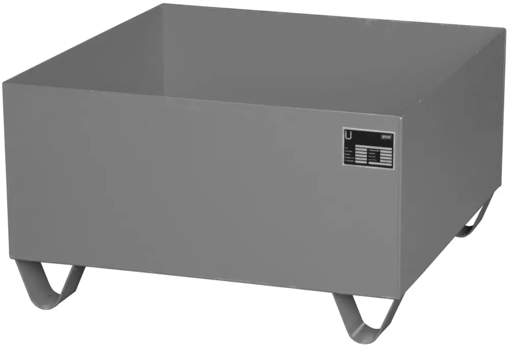 Bauer Auffangwanne Stahl Serie 2000 2001 - RAL 7005 Sichere Zahlung