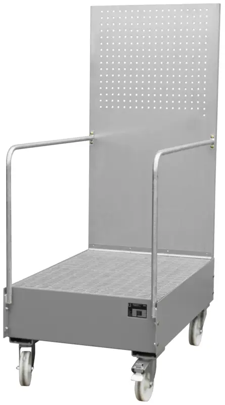 Bauer Auffangwanne fahrbar Stahl LPW 200-3 - RAL 7005 Solange Der Vorrat Reicht