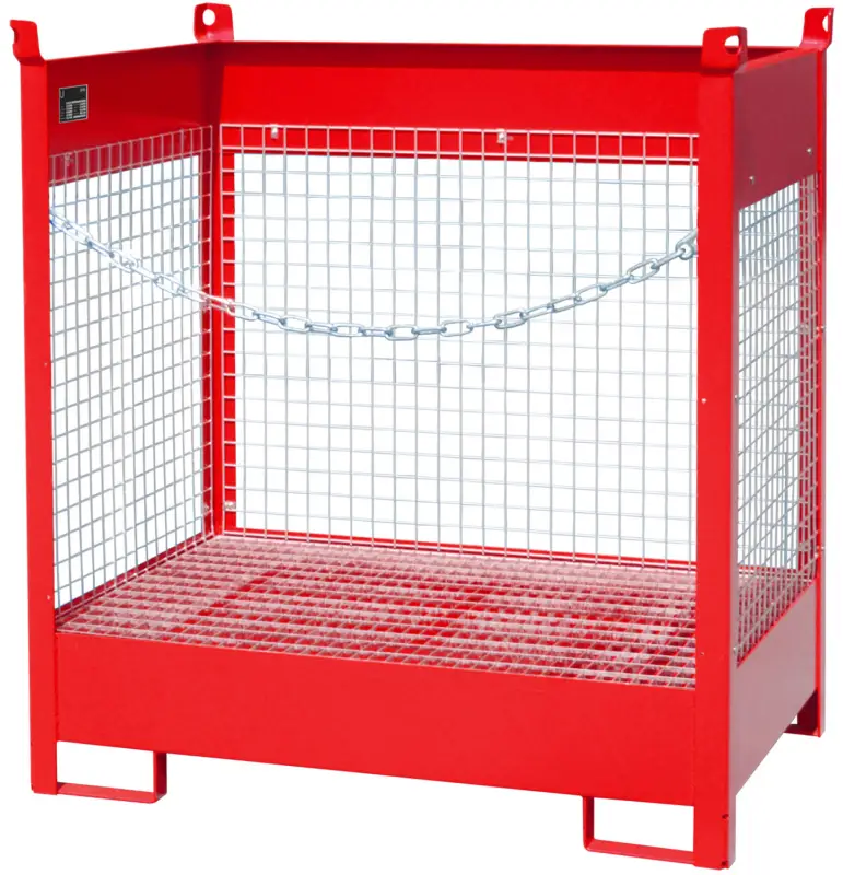 Neu Im Sortiment Bauer Fass-Stapelpalette Stahl FSP-2 D - RAL 3000