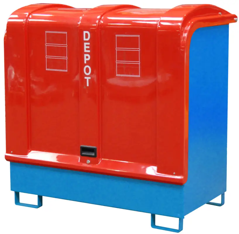 Bauer Gefahrstoffdepot Stahl GD-B - RAL 5012 Expressversand