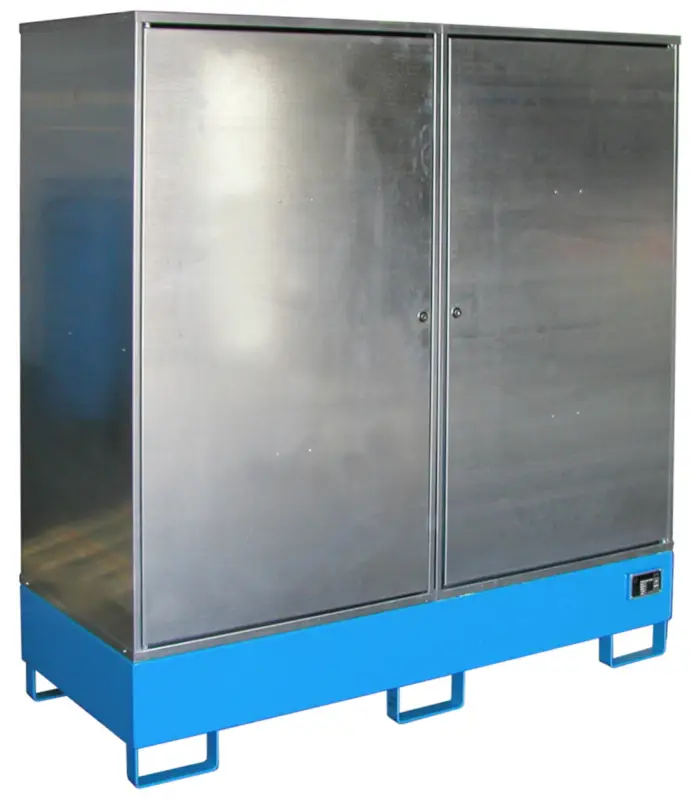 Bauer Gefahrstoffschrank Stahl GS-2 - RAL 5012 Mega-Angebot
