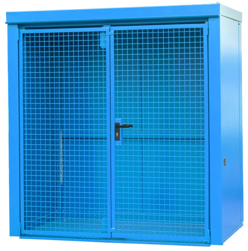 Bauer Gasflaschen-Container Stahl GFC-B M1 - RAL 5012 Wochenendangebot