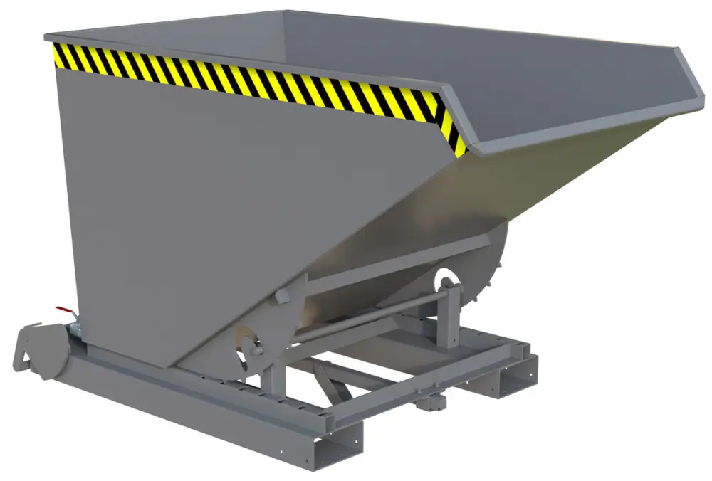 Neu Bauer Abrollkipper S4A-1200 - RAL 7005