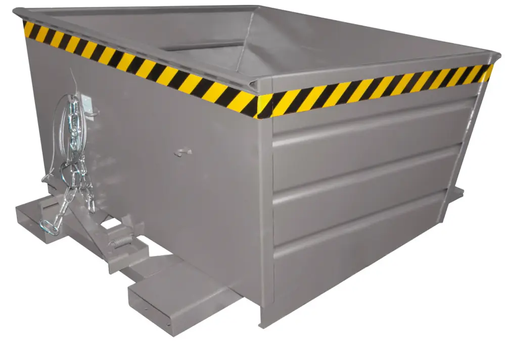 Rabatt Bauer Kippbehälter VD-800 - RAL 7005