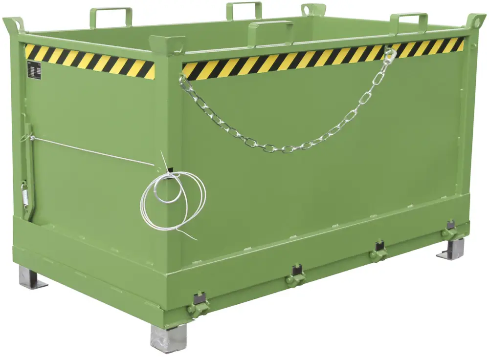 Bauer Klappbodenbehälter FB-1500 - RAL 6011 Highlight