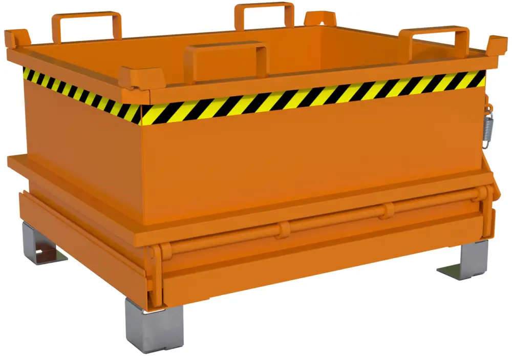 Bauer Mini-Klappbodenbehälter MSB-250 - RAL 2000 Sonderaktion