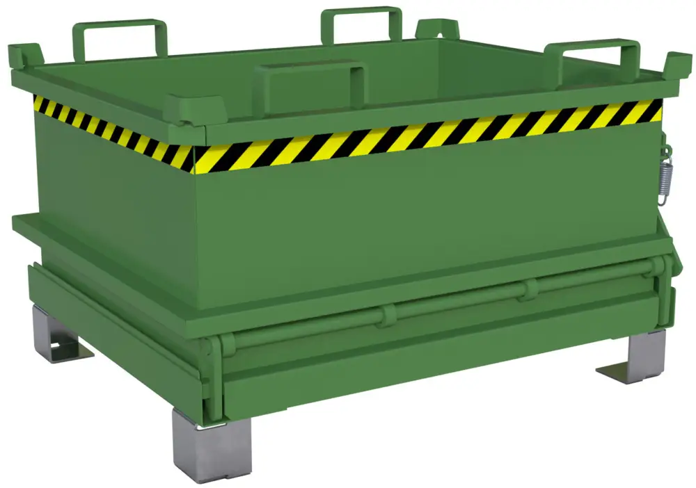 Bauer Mini-Klappbodenbehälter MSB-250 - RAL 6011 Versand Am Gleichen Tag