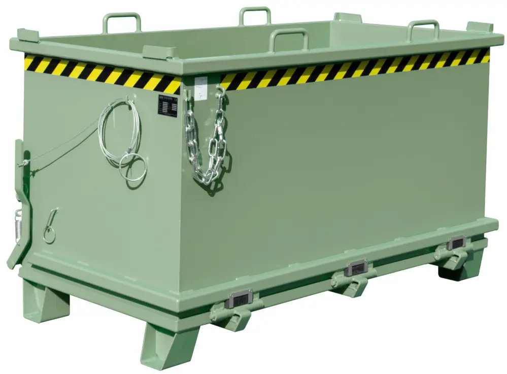 Nur Für Kurze Zeit Bauer Klappbodenbehälter SB-1500 - RAL 6011