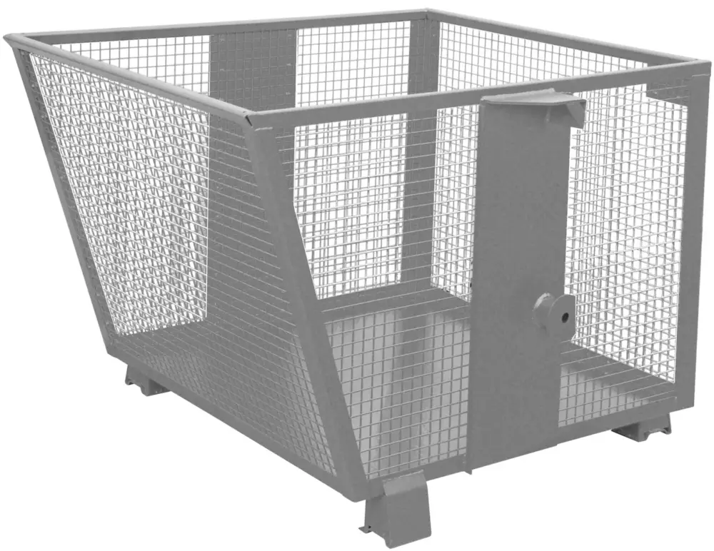 Bauer Gitter-Kippbehälter BSK-G - RAL 7005 Neue Ware
