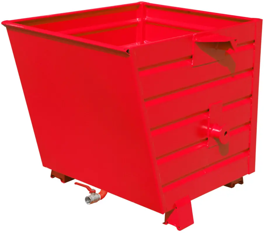 Bauer Späne-Stapelkippbehälter BSL-55 - RAL 3000 Echt