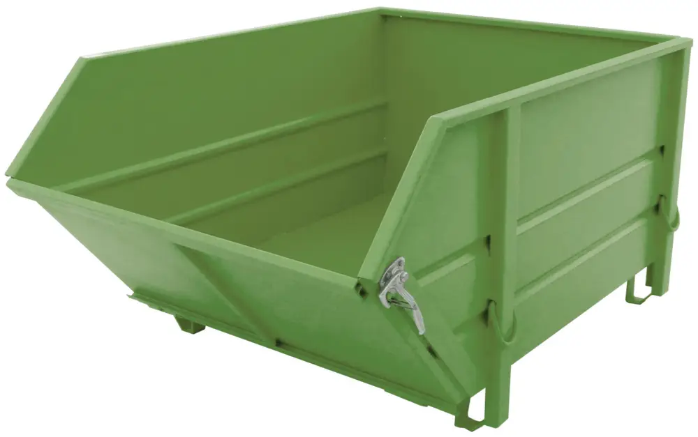 Bauer Baustoffbehälter BBK-100 - RAL 6011 Preis Gesenkt