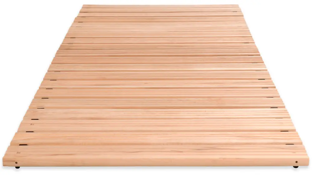 Miltex Arbeitsplatzmatte Yoga Holzrost Typ B natur - 800 mm Breite je lfm Direkt Vom Hersteller