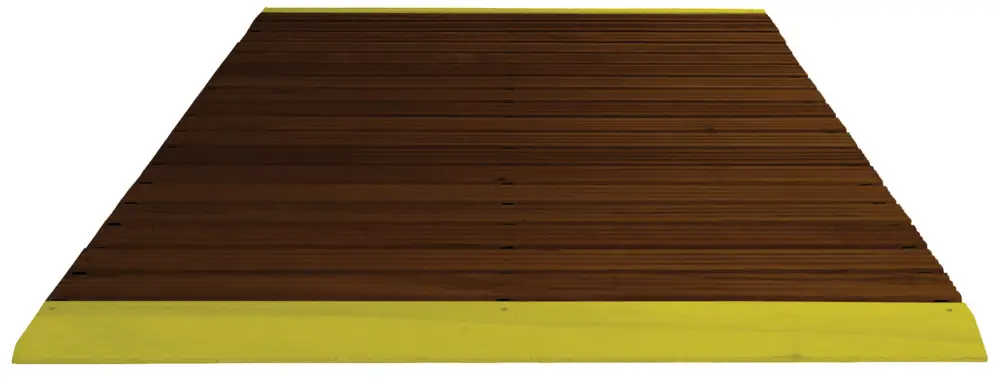 Miltex Arbeitsplatzmatte Yoga Holzrost Typ F behandelt - 1200 mm Breite je lfm Neu