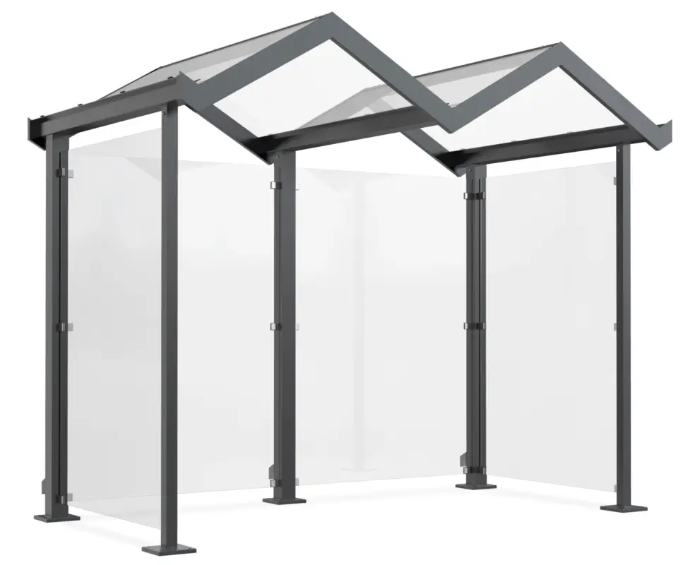 Top-Preis WSM Überdachung Zürich - Z2 Bausatz - RAL 7016
