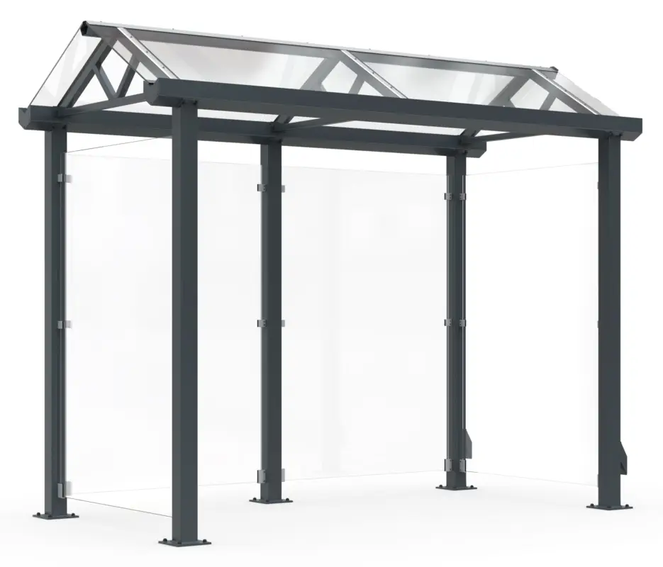 WSM Überdachung Zürich - Z802 Fertig montiert - RAL 7016 Angebot