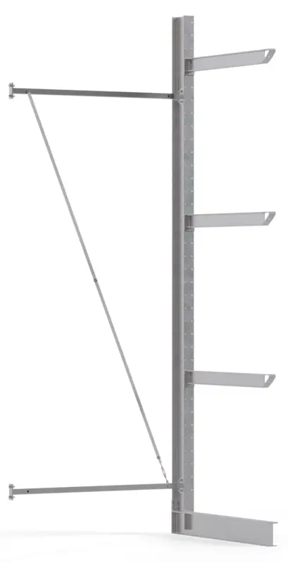 Regalwerk KARL HEAVY 2500 Kragarmregal einseitig Anbaufeld 4000 x 1500 x 1200 mm Sale