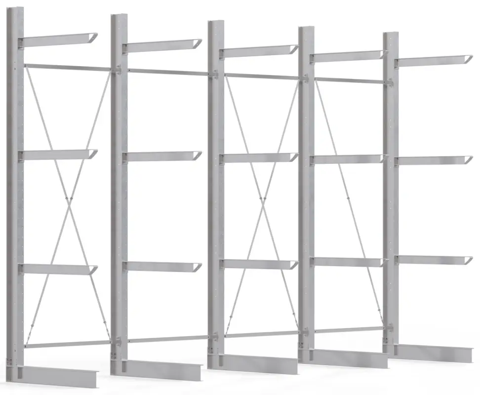 Neue Ware Regalwerk KARL HEAVY 1700 Kragarmregal einseitig Komplettset 4000 x 6000 x 1200 mm