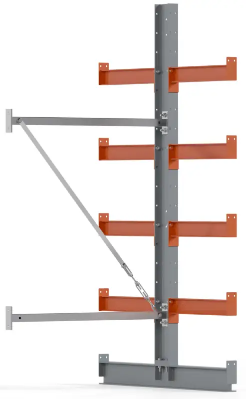 Regalwerk KARL BASIC 2150 Kragarmregal doppelseitig Anbaufeld 2000 x 1000 x 1000 mm Versand Am Gleichen Tag