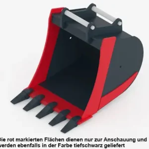 Petry Tieflöffel mit Zähnen - BG5 SYM03 - 600 mm Online Kaufen