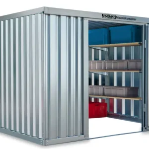 Angebot FLADAFI Materialcontainer Kombination 3050 x 6520 x 2150 mm ohne Holzboden - 1-flügelige Tür auf 6 m