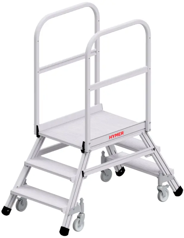 Begrenztes Angebot Hymer Podesttreppe fahrbar - 2x3 Stufen