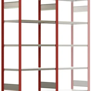 Abverkauf Regalwerk BERT Lagerregal 150 6 Grundfeld 2500 x 1005 x 500 mm - RAL 3000